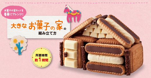 大きなお菓子の家の組み立て方