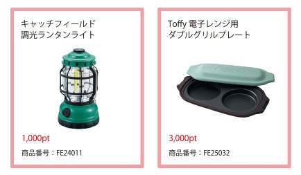 ポイント交換景品1