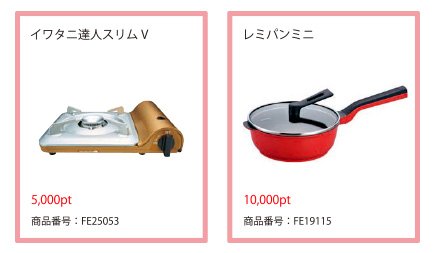 ポイント交換景品2